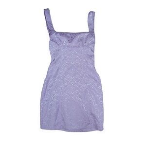 Jacquard Dress in Lavender LUCY IN THE SKY